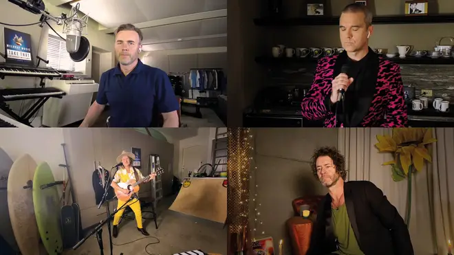 Take That reunite from home for their Meerkat Music gig