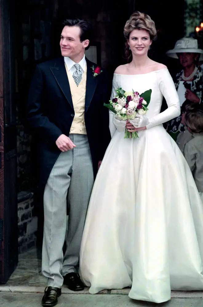 Susannah Constantine's wedding day in 1995