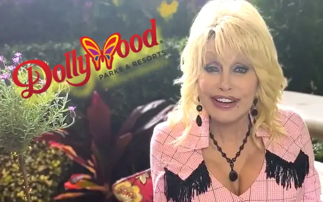 Dolly Parton records special video message to welcome guests back to Dollywood