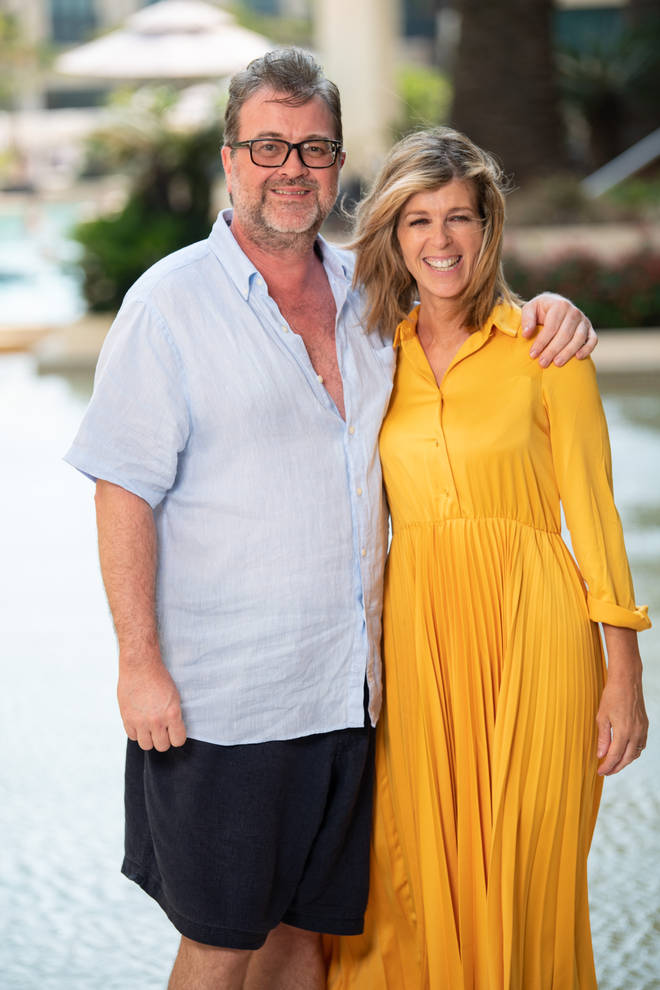 Derek Draper with Kate Garraway in Australia