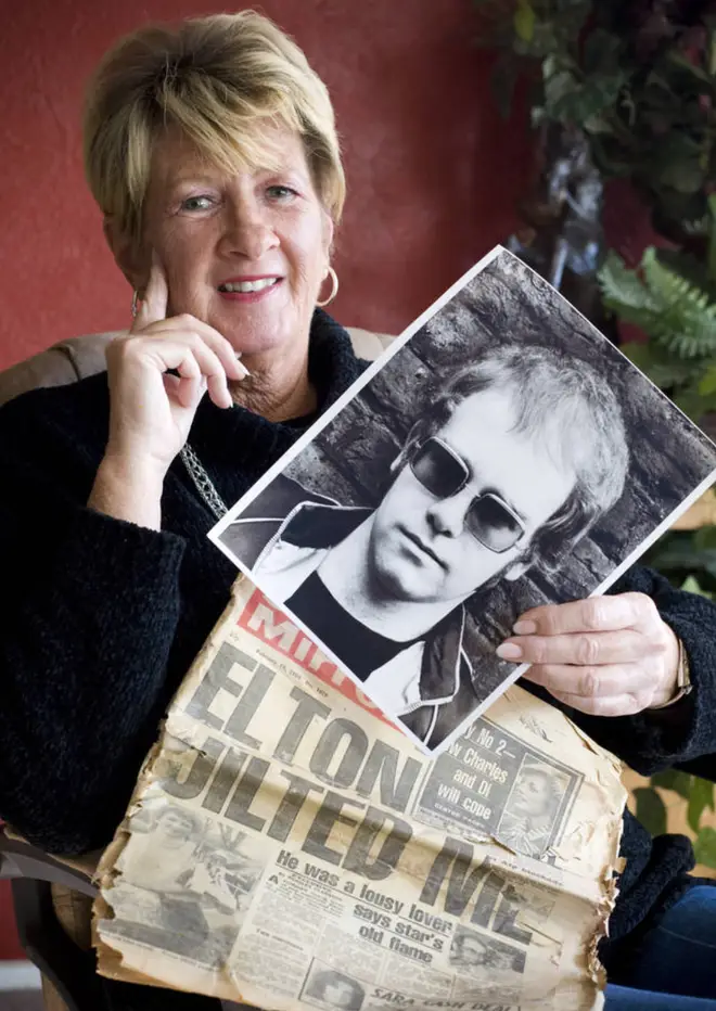 Linda Hannon met Elton John - then known as Reg Dwight - in a club in Sheffield in 1968