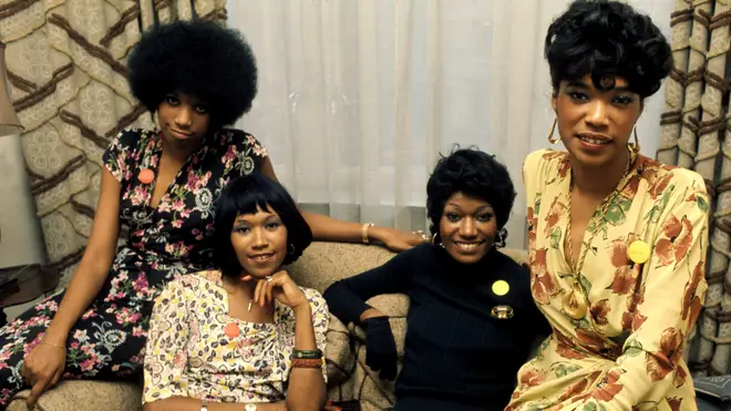 Pointer Sisters in 1974 (Anita, Ruth, Bonnie and June)