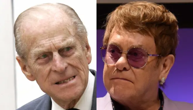 Prince Philip had some harsh words for the singer Elton John