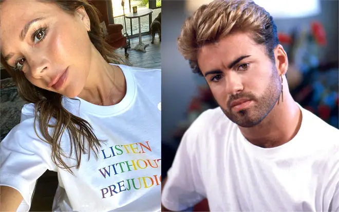 George Michael’s ‘Listen Without Prejudice’ album title used for Victoria Beckham's £95 Pride T-shirt