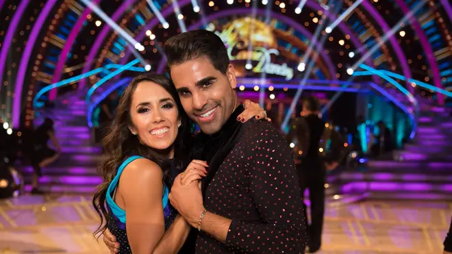 Dr Ranj Singh and Janette Manrara