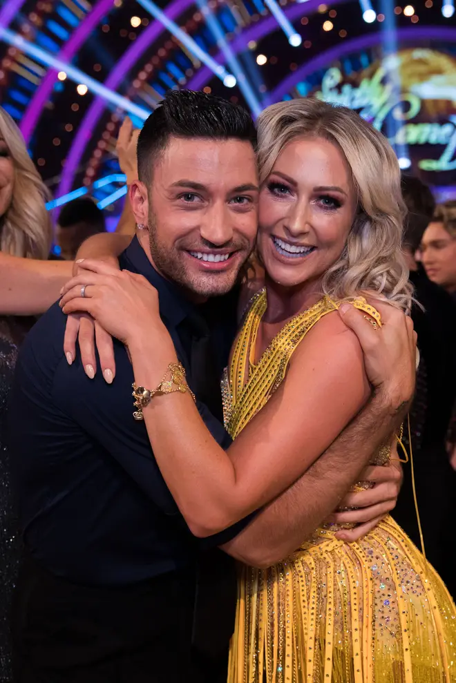 Faye Tozer and Giovanni Pernice