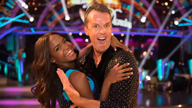 Graeme Swann and Oti Mabuse