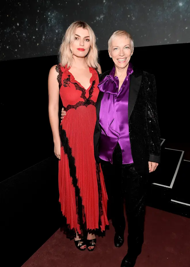 Lola Lennox pictured in 2017 with mum Annie Lennox