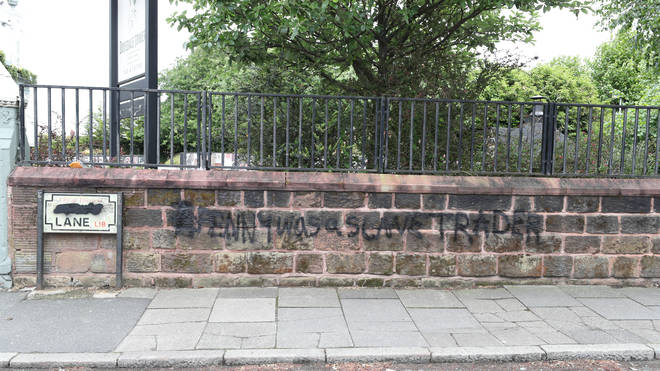 Penny Lane defaced by vandals