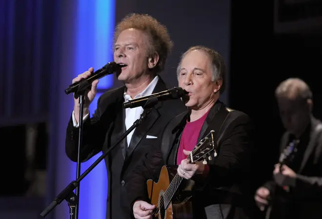 Simon & Garfunkel perform for one of the last times together in California on June 10, 2010