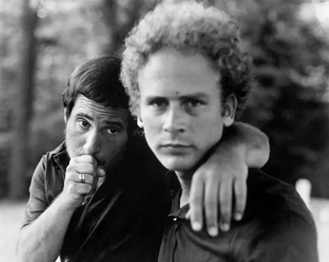 Paul Simon and Art Garfunkel pictured in the late '60s
