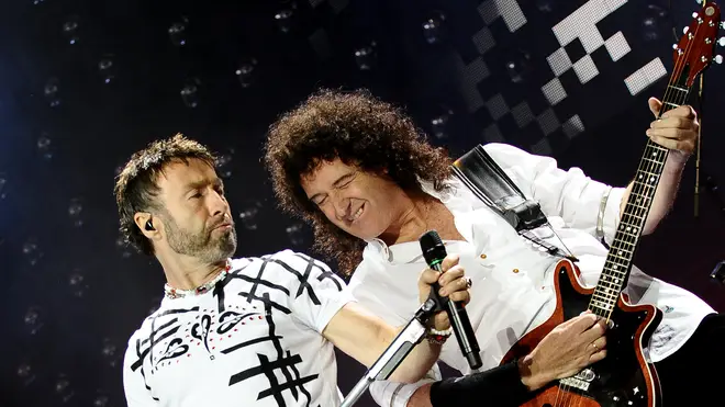 Paul Rodgers and Brian May in 2008