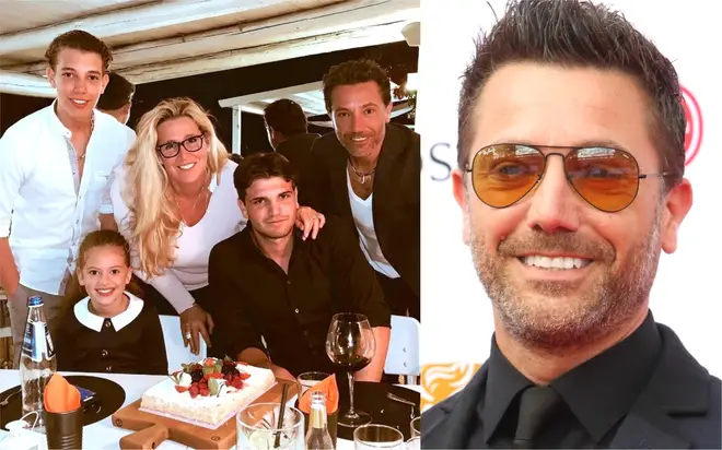 Gino D'Acampo shares rare picture with wife Jessica and their three children