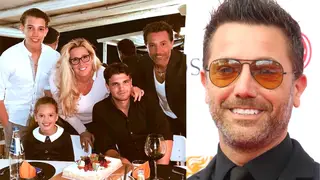 Gino D'Acampo shares rare picture with wife Jessica and their three children