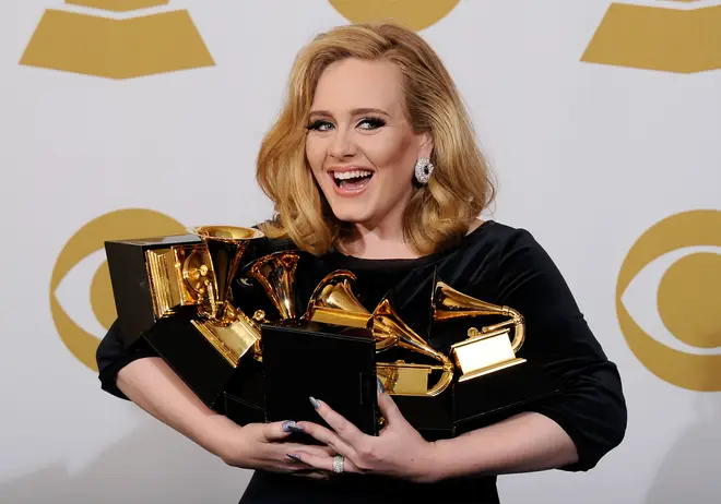 Adele at the 54th Grammy Awards