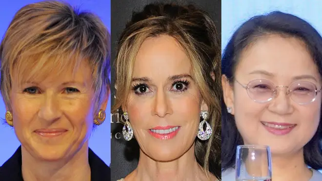 (L to R) Susanne Klatten, Julia Koch and Zhong Huijuan are among the top 10 richest women in the world