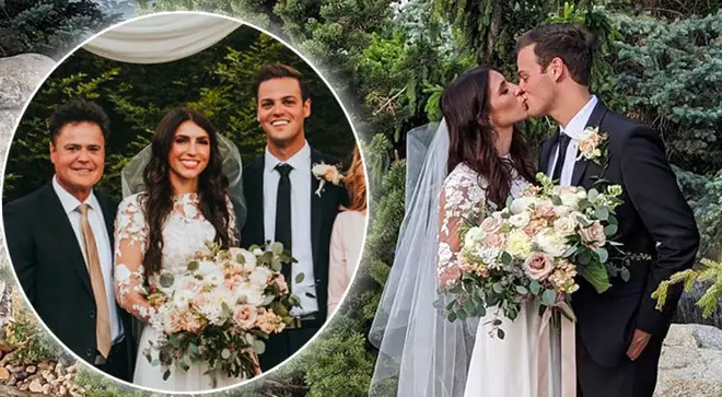 Donny Osmond’s youngest son Josh gets married at family home