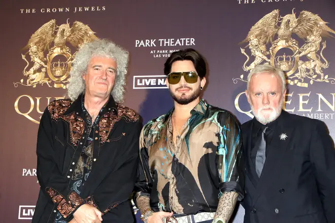 Brian May, Adam Lamber and Roger Taylor