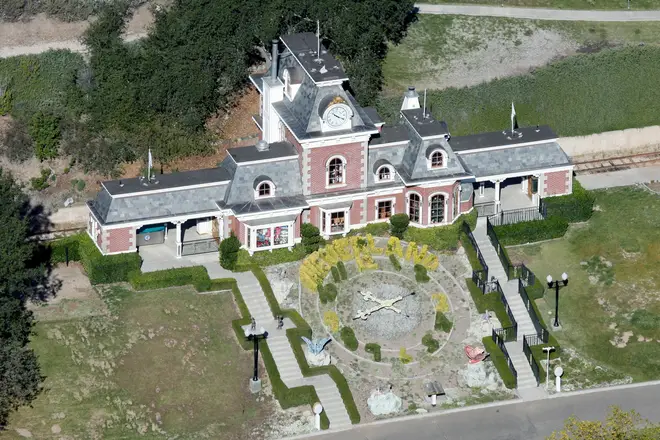 The train station at Neverland ranch is now dilapidated and uncared for