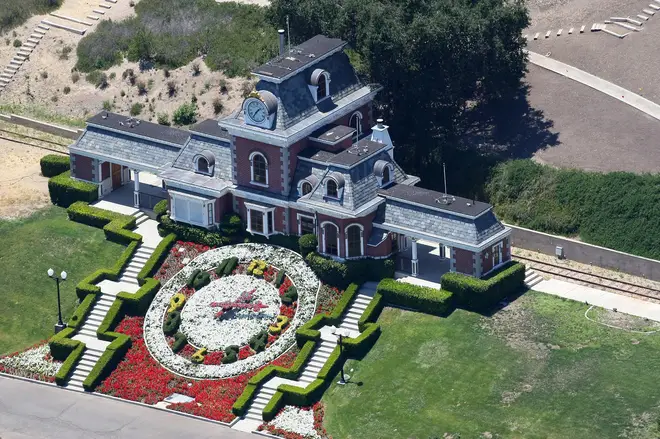 The ranch was Michael Jackson's pride and joy. Pictured, Neverland's private train station when the singer was still alive