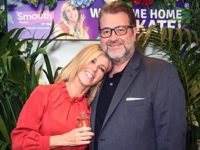 Kate Garraway with husband Derek Draper pictured in 2019