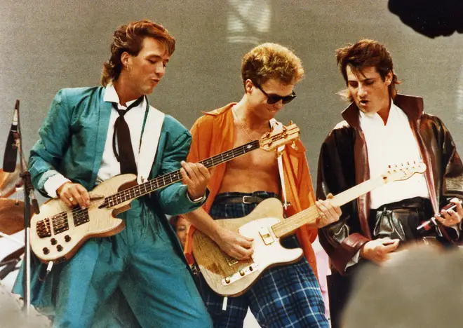 Spandau Ballet Perform At Live Aid In London on July 13th, 1985