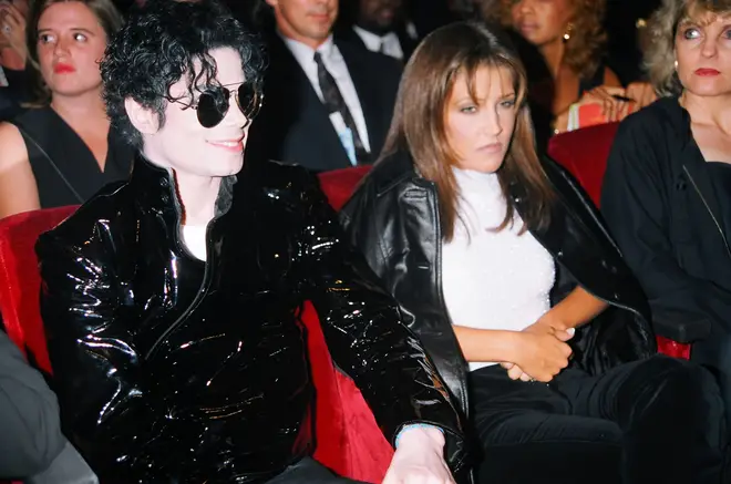 Michael Jackson & Lisa-Marie Presley at the 1995 MTV Video Music Awards Show