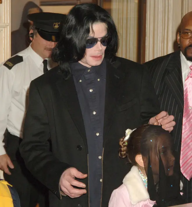 Michael Jackson and daughter Paris in 2005