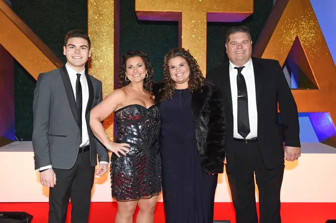 Josh Tapper, Nikki Tapper, Amy Tapper and Jonathan Tapper of Gogglebox attend the National Television Awards on January 25, 2017 in London