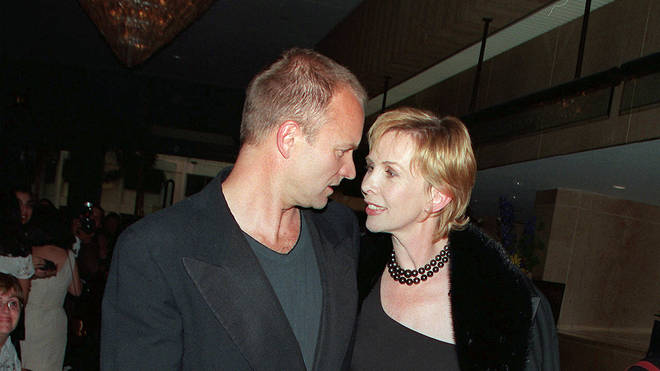 Sting and wife Trudy in 1998