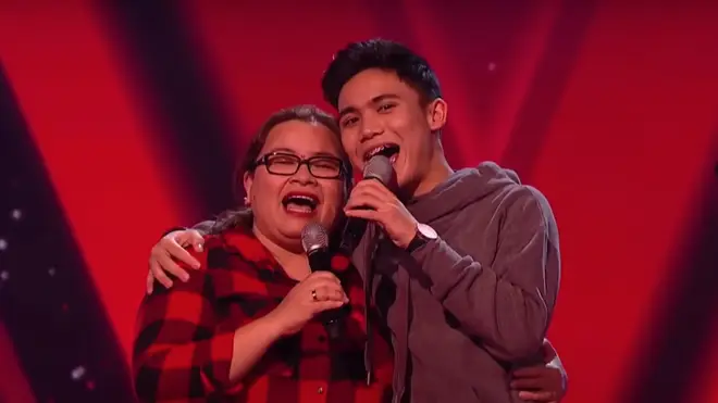 Joshua and his mum wowed the judges with their duet of Callum Scott's 'You Are The Reason'