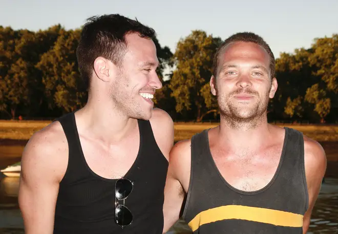 Will Young and brother Rupert Young, pictured together in 2008