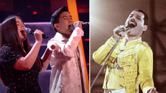 Daria, Jarren and Gracie stunned the judges on ITV's The Voice Kids with an incredible rendition of Freddie Mercury's 'Barcelona'