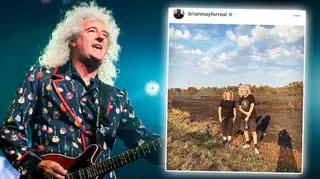 Brian May thanks firefighters for tackling Surrey wildfire which threatened his home