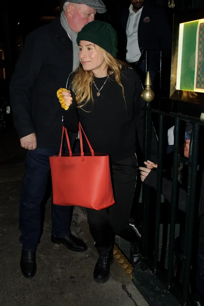 Cherry and Ed are reportedly expecting their first child. Pictured leaving a restaurant in Mayfair together in February this year.