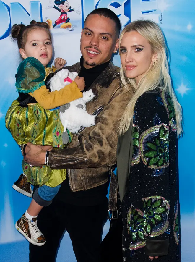 Evan Ross has shared an adorable video of his daughter Jagger Snow singing on his Instagram page. Pictured: Evan Ross and Ashlee Simpson with their daughter Jagger Snow