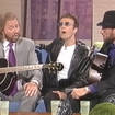 The Bee Gees gave an incredible acapella performance of 'How Deep Is Your Love' on a chat show. Pictured (L to R) Barry, Robin and Maurice Gibb. in 1998