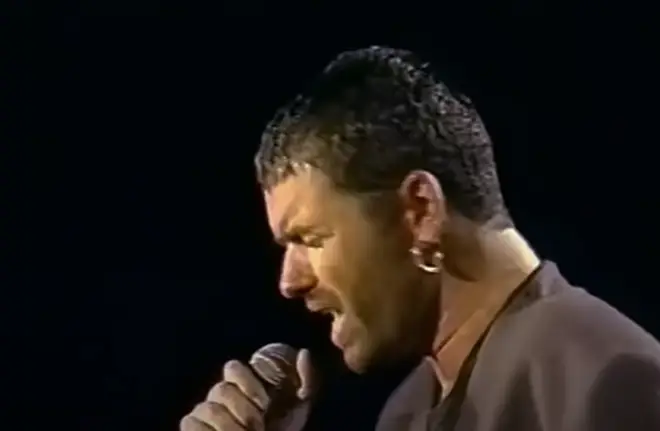 George Michael sings Careless Whisper on stage at Rock in Rio, 1991