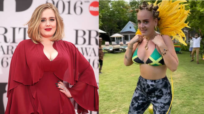 Adele took to Instagram to celebrate the Notting Hill Carnival in a Jamaican bikini