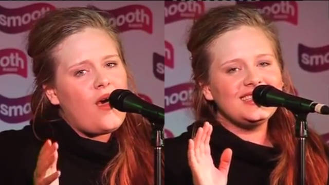 Adele performed at Liverpool's Cavern Club for Smooth Radio in 2011