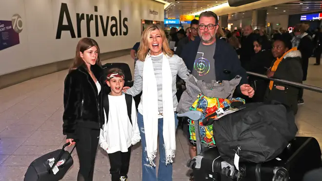 Kate Garraway with husband Derek Draper and their two children, Darcey and Billy