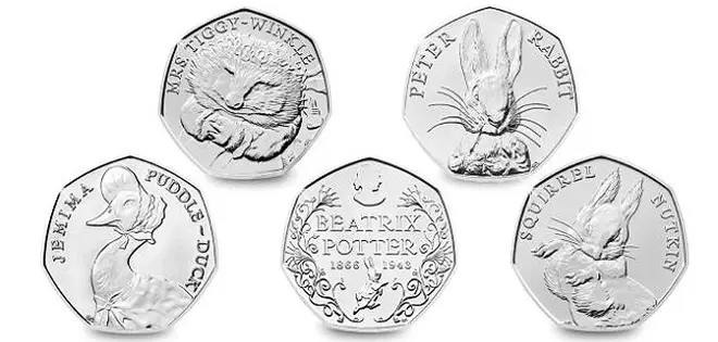 Beatrix Potter coins