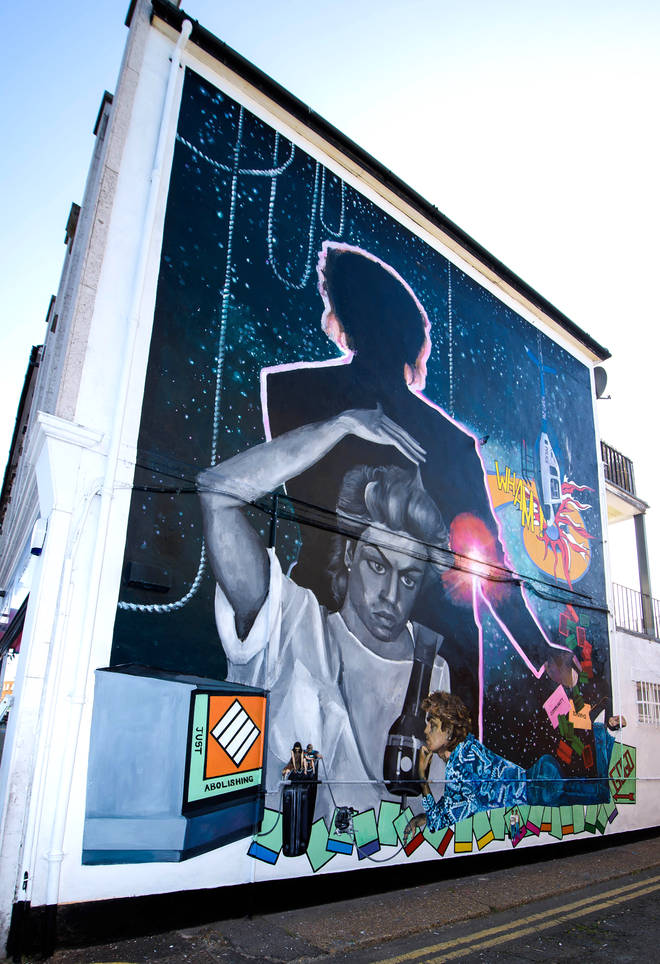 The new George Michael tribute mural in London