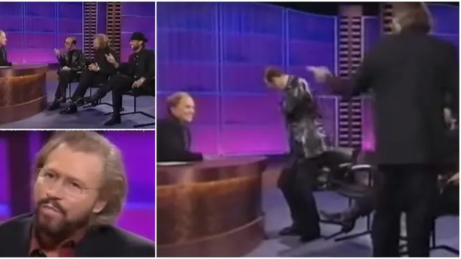 Barry Gibb and his brother Maurice and Robin famously walked out of the interview with Clive Anderson in 1997