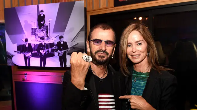 Ringo Starr and Barbara Bach in 2016