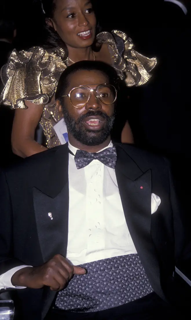 Teddy Pendergrass and his first wife Karen in 1990