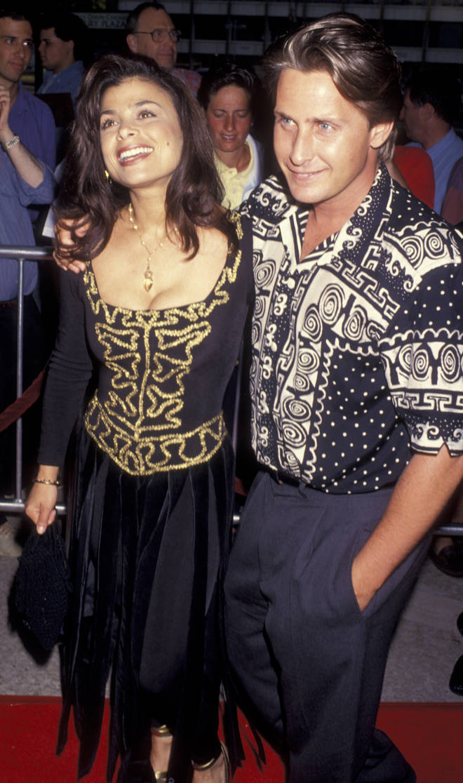 Paula Abdul and Emilio Estevez in 1993