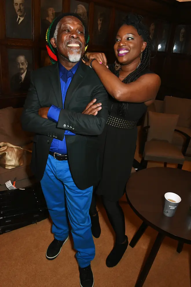 Billy Ocean with his daughter Cherie Charles in 2016