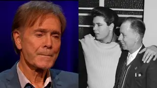 Cliff Richard and his father
