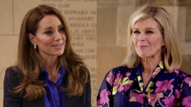 Kate Garraway was visibly moved as the Duchess said: "I think you&squot;re amazing to do this - you&squot;ve had such a hard time yourself. How are you all doing?"